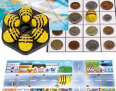 Robotų "Bee-bot" komplektas su kilimėliais