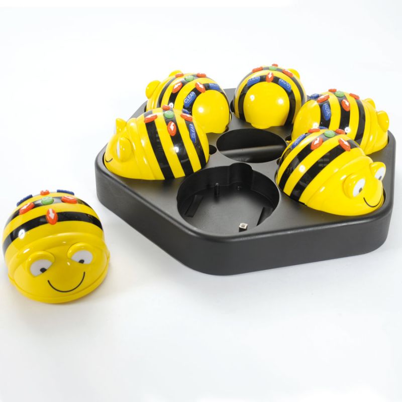 Robotų "Bee-bot" komplektas su kilimėliais
