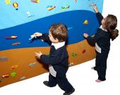 Pakabinama žaidimų lenta „Sausuma, jūra ir dangus“ (didelė)