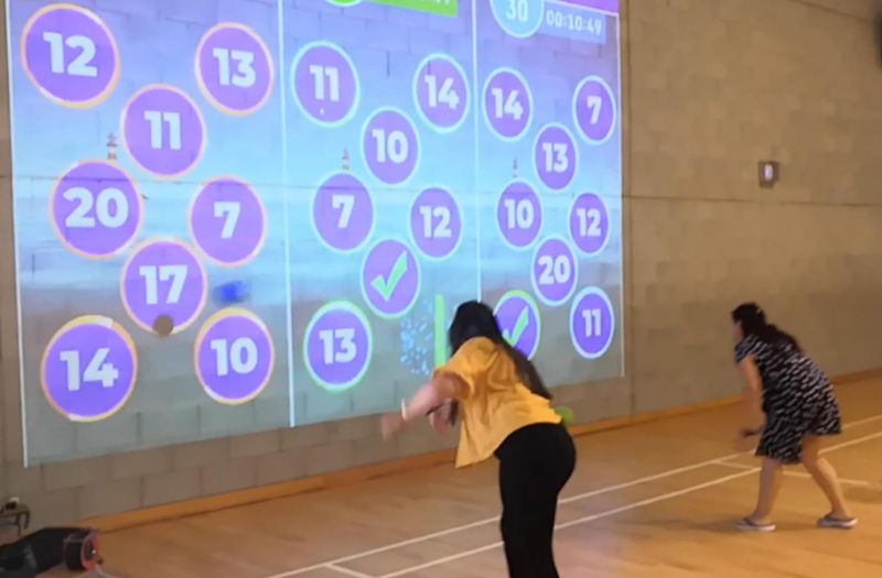 iSportsWall mobili interaktyvi siena 