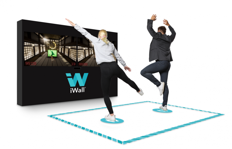 iWall – interaktyvi žaidimų sistema