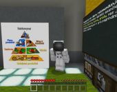 Pasaulio pažinimo pamokos "Minecraft" platformoje