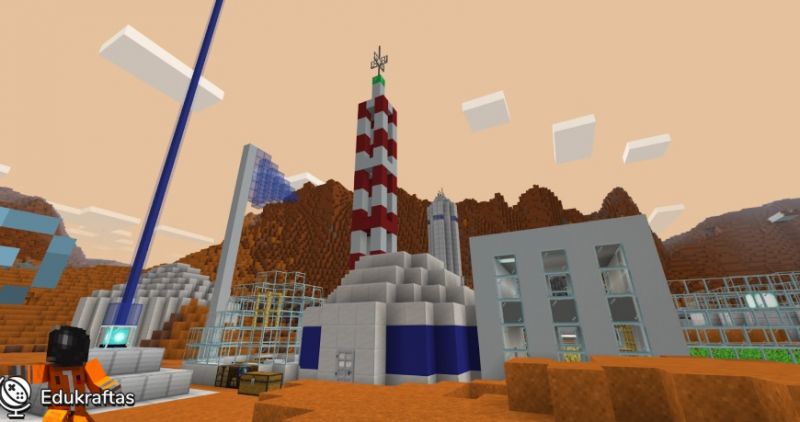 Pasaulio pažinimo pamokos "Minecraft" platformoje