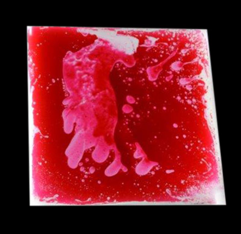 Šviečianti, sensorinė grindų plytelė (raudona)