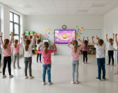 Interaktyvių žaidimų judesiams planeta „Ziuuu WEB“