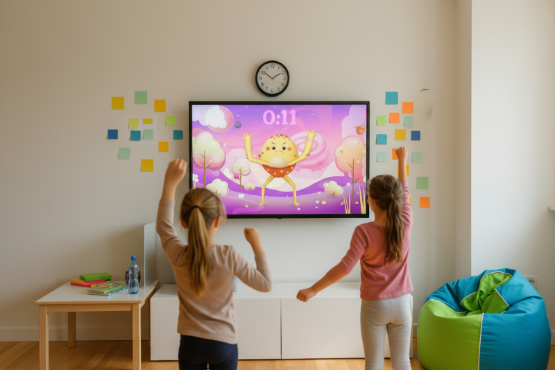 Interaktyvių žaidimų planeta anglų kalbos lavinimui „Hello! WEB“
