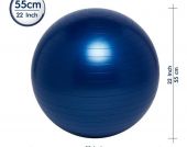 Balansinis kamuolys (mėlynas, 55 cm)