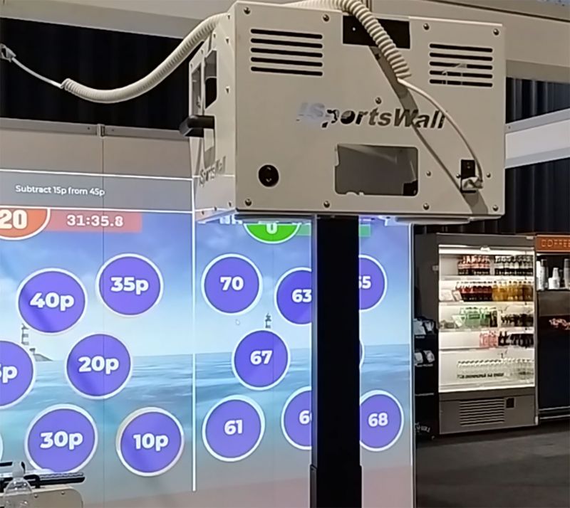iSportsWall mobili interaktyvi siena 