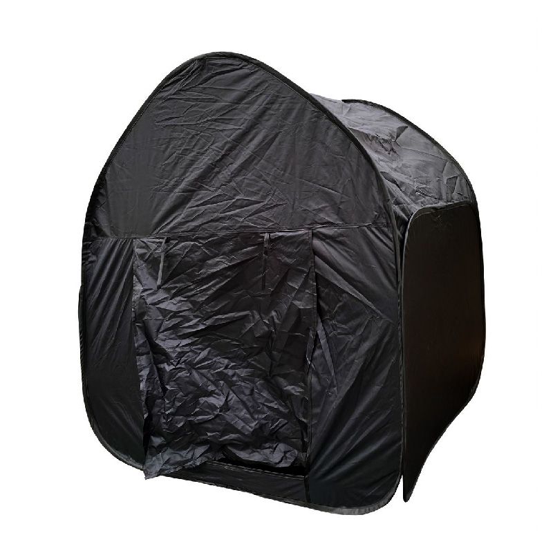 Juoda sensorinė išskleidžiama palapinė su dėklu (105 cm)