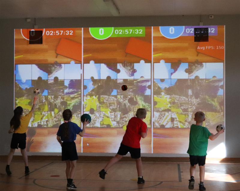 iSportsWall mobili interaktyvi siena 